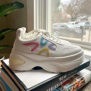 Koi Footwear x Poppy - Peppy Platform Sneakers (UK Size 5/US Size 7)